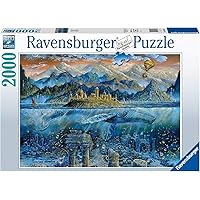 Ravensburger 16464 Wisdom Whale 2000 Piece Puzzle for Adults - Every Piece is Unique, Softclick Technology Means Pieces Fit Together Perfectly, Blue