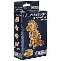 HCM Retriever Crystal Puzzle (41-Piece, Gold)