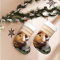 Christmas Stockings Decorations Cute Guinea Mouse Lovely Christmas Stockings Bags Christmas Fireplace Decor Socks for Stairs Fireplace Hanging Xmas Home Decor