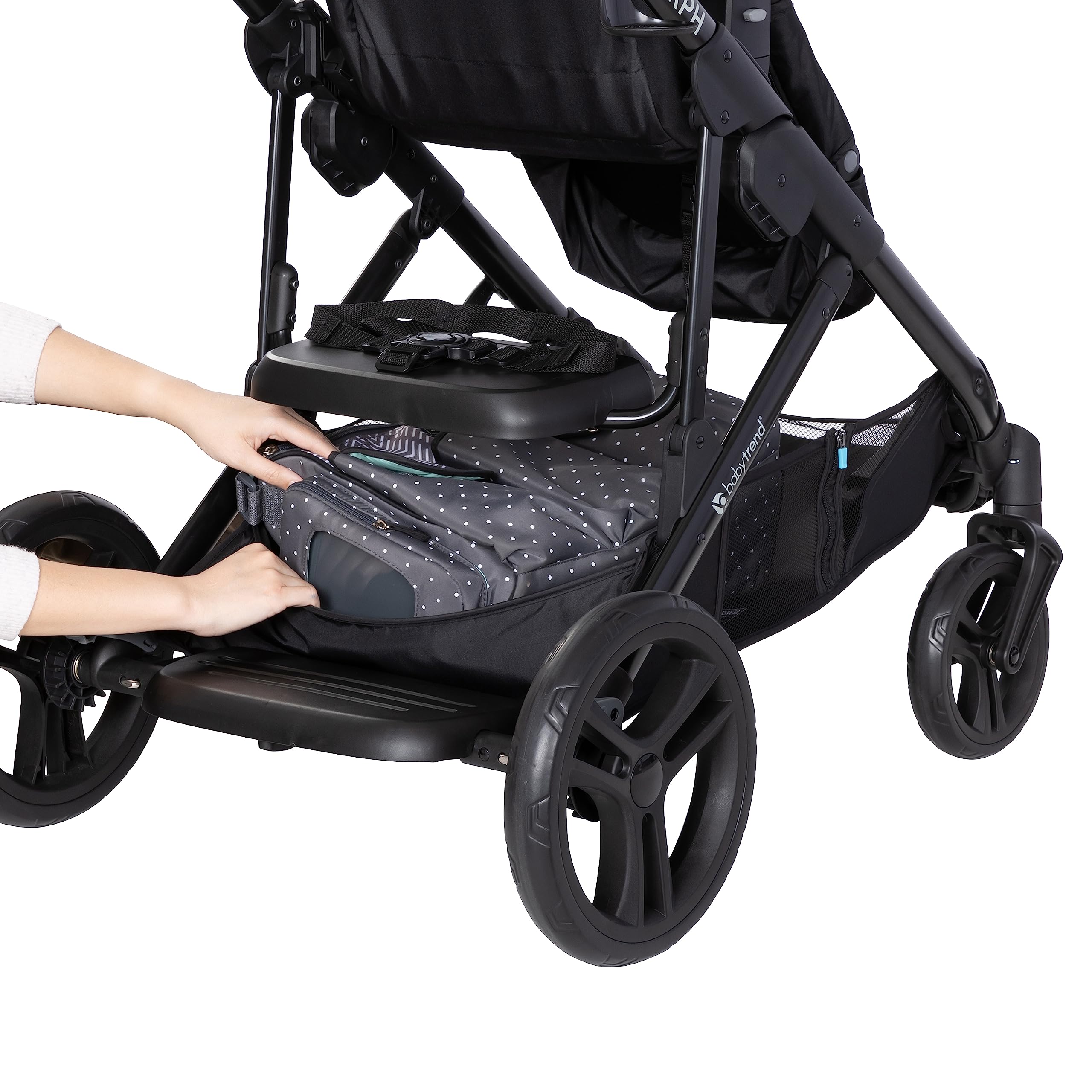 Baby Trend Morph Single to Double Modular Travel System, Dash Black