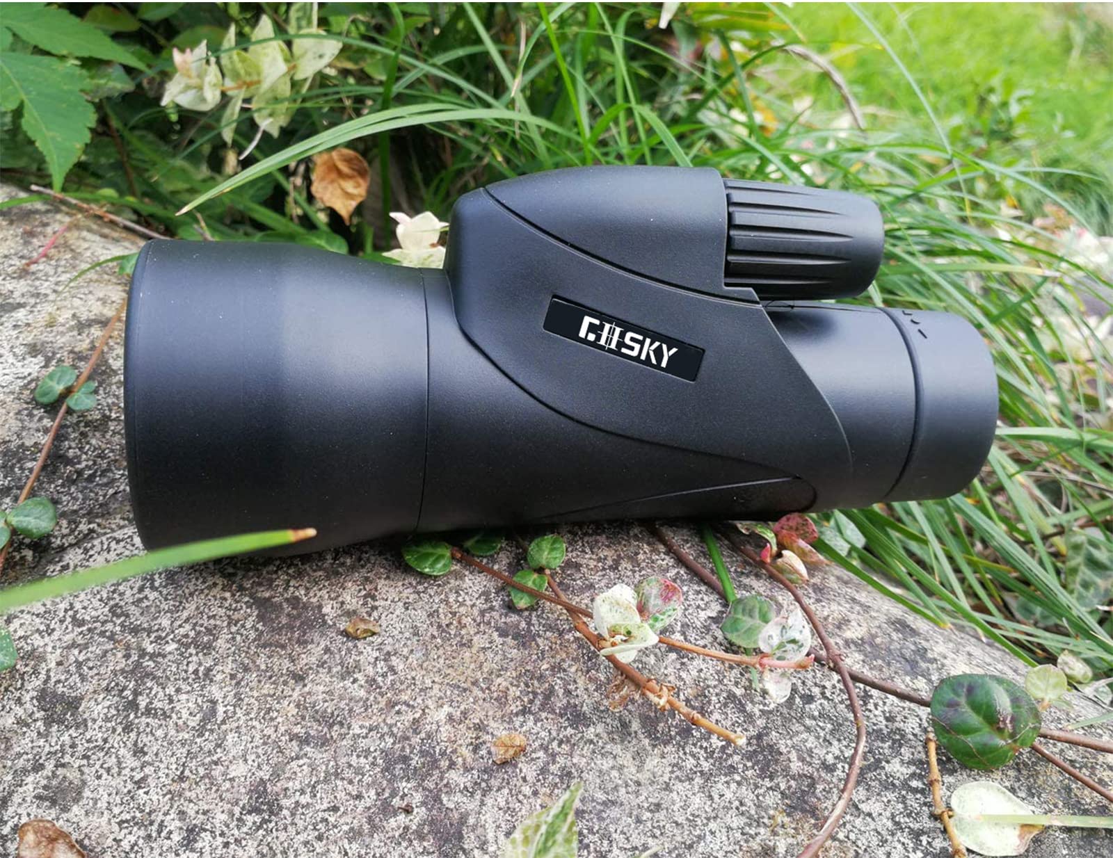 Gosky Monocular Telescope, 12x50 ED Glass Monocular for Adult, Ultra HD Multi with High Powerful Coated, BAK4 Prism & Waterproof Suitable for Bird Watching Hunting Camping Wildlife -1250ED