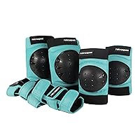 Knee Pads, Elbow Pads & Wrist Guards for Men, Women & Kids - Protective Gear for Skateboarding, Roller Skate, Rollerblade, BMX & Scooter - Multi Sport Pad Set