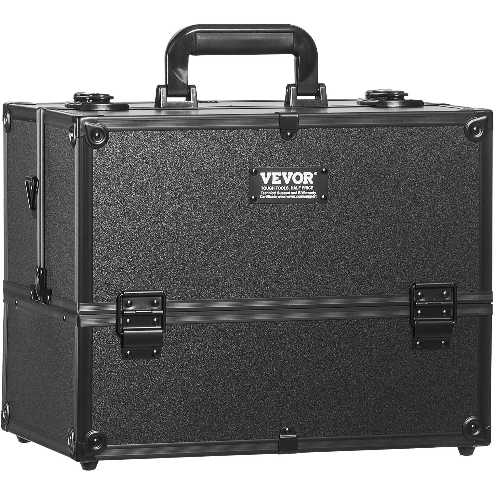 VEVOR Makeup Train Case Professional Makeup Storage Organizer Box Make Up Carrier for Women and Girls
