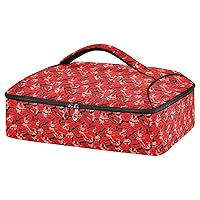 Potluck Casserole Tote Red-lipstick-for-valentines-day Casserole Carrier Lunch Tote Food Carrier