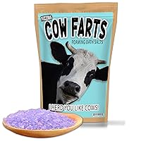 Cow Farts Fizzing Bath Soak - Cow Gifts for Women - Cow Things - Foaming Bath Salt - Cow Gift for Cow Lovers Women - Funny Cow Stuff - Cow Gift Ideas