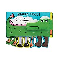Soft Activity Baby Book - Whose Feet?, 2000+ toys - 1 EA, Multi color