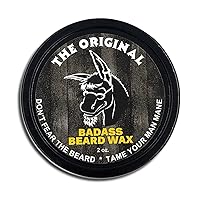 Beard Wax for Men - The Original Scent, 2 oz - Softens Beard Hair, Leaves Your Beard Looking and Feeling More Dense
