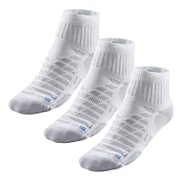 R-Gear Drymax Quarter Running Socks For Men and Women | Breathable, Moisture Control & Anti Blister | 3 Pack