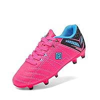 DREAM PAIRS Boys Girls Soccer Football Cleats Shoes(Toddler/Little Kid/Big Kid)