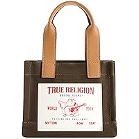 True Religion Tote Bag, Women's Mini Travel Shoulder Bag with Adjustable Strap