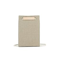 Thisispaper Pocket Bag Medium Raw Natural