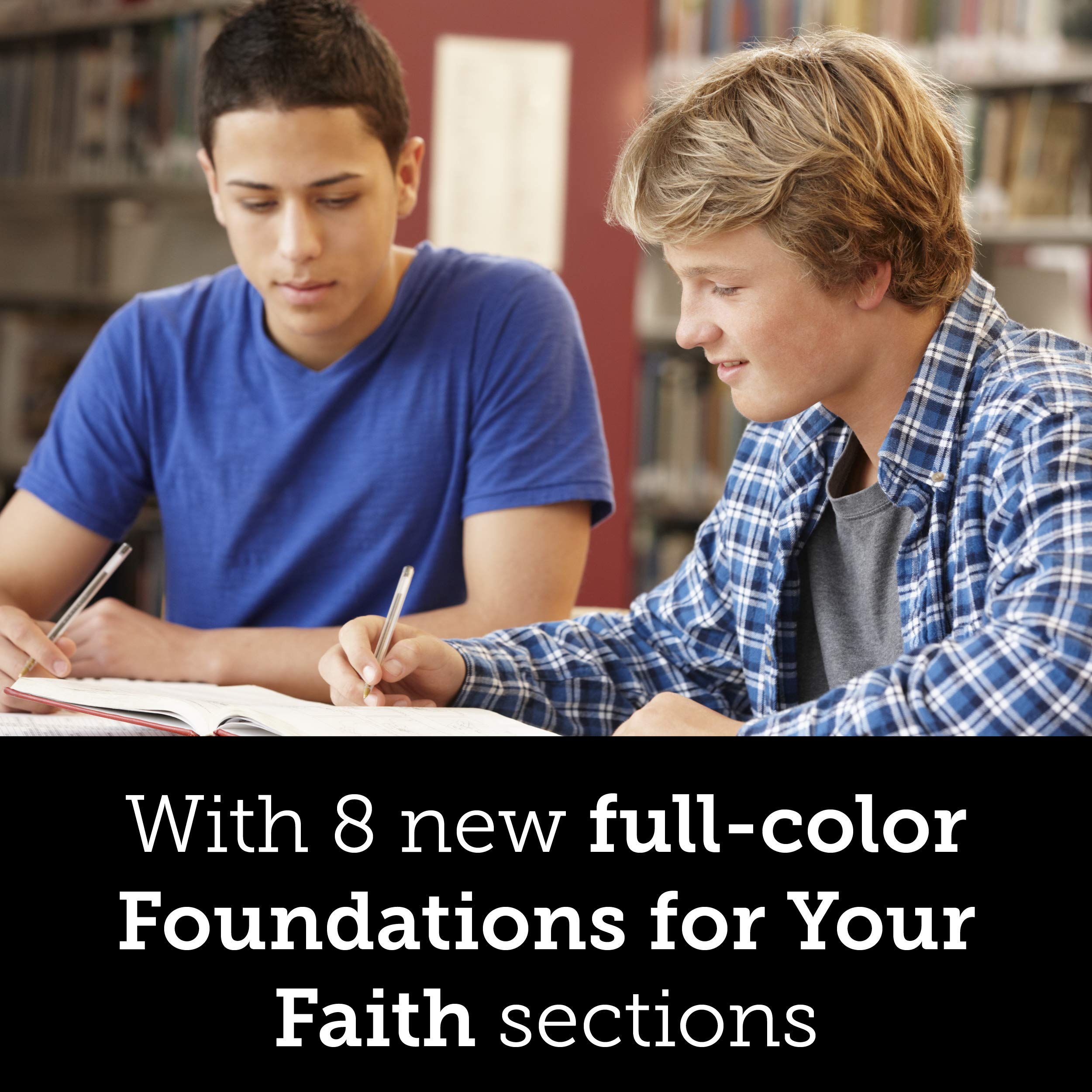 Tyndale NLT Boys Life Application Study Bible, TuTone (LeatherLike, Neon/Black NLT Study Bible for Boys, Foundations for Your Faith Sections