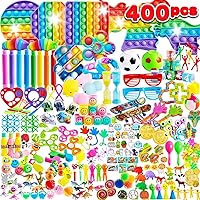 JOYIN Party Favors for Kids, Fidget Toys Bulk, Goodie Bags Stuffers for Kids Birthday Party, Classroom Prizes, Treasure Box Toys for Boys and Girls(400 TRUE Quality Items)