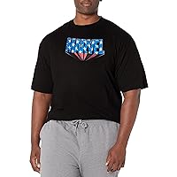 Marvel Big & Tall Universe Star Logo Men's Tops Short Sleeve Tee Shirt