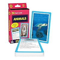 Carson Dellosa Animal Flash Cards, Animal Flash Cards for Toddlers 2-4 Years, Zoo Animals, Sea Animals, Insects, Reptiles, and Other Mammals, Preschool and Kindergarten Flash Cards