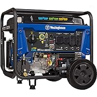 12500 Peak Watt Tri-Fuel Home Backup Portable Generator, Remote Electric Start, Transfer Switch Ready, Gas, Propane, and Natural Gas Powered