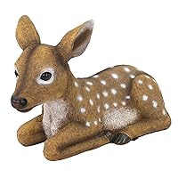 Design Toscano QM2787100 Darby, The Forest Fawn Baby Deer Statue, full color