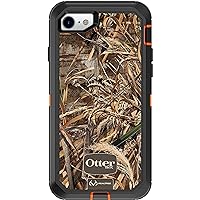 OtterBox Defender Series Case for iPhone SE (3rd & 2nd Gen) & iPhone 8/7 (Only - Not Plus) - Case Only - Non-Retail Packaging - Realtree Max 5HD (Blaze Orange/Black/Max 5 Design)