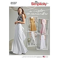 Simplicity US8597BB Women's Special Occasion Skirt Sewing Patterns, Sizes 18W-26W