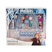 Lip Smacker Disney Frozen II Color Makeup Set For Girls, Shimmer Cream, Lip Gloss, Lip Balm, Nail Polish