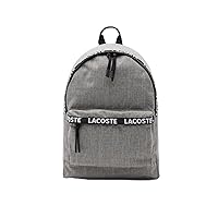 Lacoste Men's Backpack, Tape Noir, One Size
