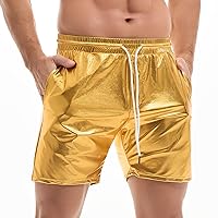 AMY COULEE Mens Metallic Shorts 5