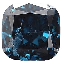 Natural Loose Diamond Cushion Blue Color I1 Clarity 3.00 MM 0.15 Ct KR985