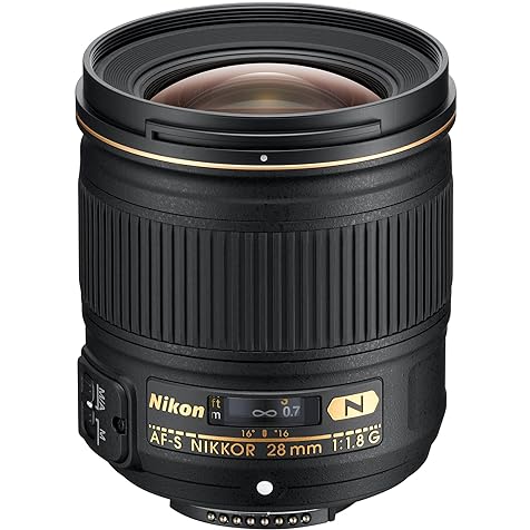 AF FX NIKKOR 28mm f/1.8G Compact Wide-angle Prime Lens with Auto Focus for Nikon DSLR Cameras