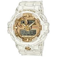 Casio G-Shock GA-735E-7AJR Glacier Gold 35th Anniversary Clear Skeleton Shock Resistant Watch (Japan Domestic Genuine Products)