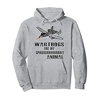 A-10 Warthogs are my Spirit Animal | Funny Airplane Pilot Pullover Hoodie