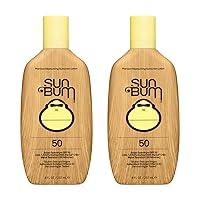 Sun Bum Sun Bum Original Spf 50 Sunscreen Lotion Vegan and Reef Friendly (octinoxate & Oxybenzone Free) Broad Spectrum Moisturizing Uva/uvb Sunscreen With Vitamin E 8 Ounce 2 Pack