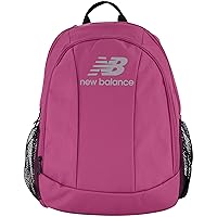 New Balance Laptop Backpack, Commuter Travel Bag for Men and Women, Burgundy, 19 Inch