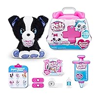 ZURU Surprise Puppy Plush - Border Collie Puppy with Electronic Speak and Repeat