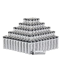 Amazon Basics 250 Pack AA Batteries, Industrial Alkaline Battery, 5-Year Shelf Life, Easy to Open Value Pack