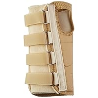 Rolyan Long Length Enlarged Thumb Hole D-Ring Wrist Braces, Left, Medium, Fixed Position Stabilizer Brace with Secure Closure for Immobilization, Recovery Treatment for Arthritis, Tendonitis