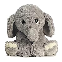 ebba™ Playful Lil Benny Phant™ Baby Stuffed Animal - Soft & Cuddly Toy - Imaginative Play - Gray 10 Inches