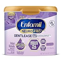 NeuroPro Gentlease Baby Formula, Infnat Formula Nutrition, Brain and Immune Support with DHA, Proven to Reduce Fussiness, Crying, Gas and Spit-up in 24 Hours, Reusable Tub, 19.5 Oz