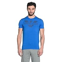 ARMANI JEANS Mens Short Sleeve Jersey T-Shirt A6h06-z5 Blue