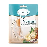 Pedimask Foot Sock Mask, Macadamia Oil Essence, 1 Pack