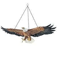 Design Toscano Flight of Freedom Hanging Eagle Sculpture 19 Inch