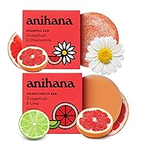 Anihana Shampoo and Conditioner Bar Set | Deep Cleansing & Softening | For Dry and Damaged Hair