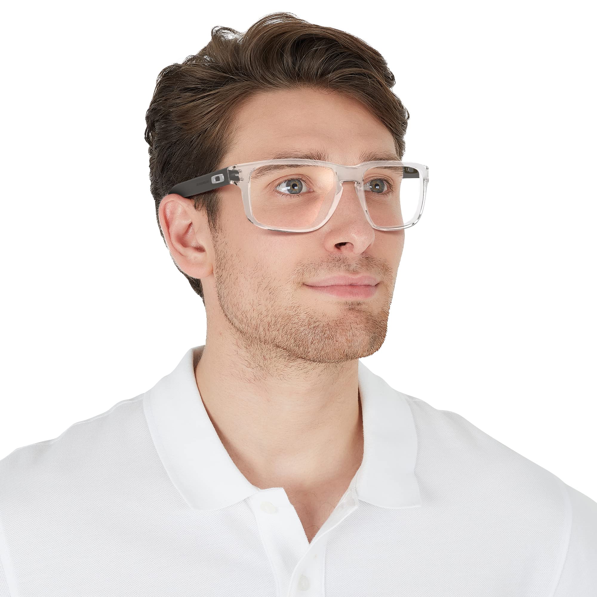 Mua Oakley Men's OX8156 Holbrook RX Square Prescription Eyeglass Frames,  Polished Clear/Demo Lens, 56 mm trên Amazon Mỹ chính hãng 2023 | Giaonhan247