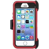 OTTERBOX DEFENDER SERIES Case for iPhone SE (1st gen - 2016) and iPhone 5/5s - Retail Packaging - RASPBERRY (BLACK/RASPBERRY PINK)