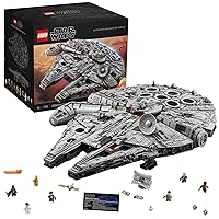 LEGO - Star Wars Millennium Falcon - 75192 - Buildable Model and Figures: Finn, Chewbacca, Lando, C-3PO, R2-D2 and Skywalker - Rise Collection - from 12 Years Old