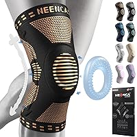 NEENCA Professional Knee Brace for Pain Relief, Medical Knee Support with Patella Pad & Side Stabilizers