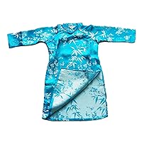 Ao Dai, Vietnamese Traditional Dress for Children - Turquoise Aodai/Size#2 - similar to US Size 1T