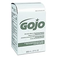 GOJO 921212CT Ultra Mild Lotion Soap w/Chloroxylenol Refill, Floral Balsam, 800mL (Case of 12)