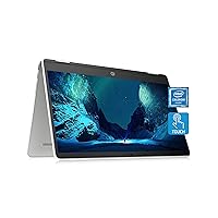 HP Chromebook x360 14 Laptop, Intel Celeron Processor, 4 GB RAM, 32 GB eMMC, 14” HD (1366 x 768), Chrome OS, Webcam & Dual Mics, Work, Streaming, School, Long Battery Life (14a-ca0050nr, 2021)