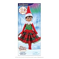 The Elf on the Shelf Gifts and Glamour Festive Plaid Dress for Your Scout Elf