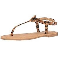 Women's T Strap Thong Gladiator Strappy Jelly Shiny Flat Flip Flops Sandals